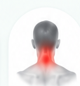 Neck pain illustration